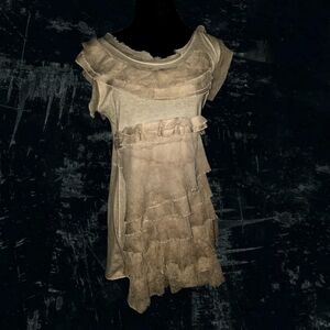 Rare Vintage Y2K Simply Couture Distressed Layered Mini Dress